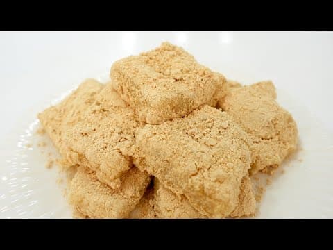 살 안찌는 떡이 여기 있습니다!  '순두부'로 만드는 '인절미' 전자렌지에 5분만 돌리세요~💚