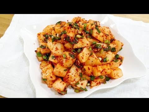 참외 깍두기 ( oriental melon kimchi )