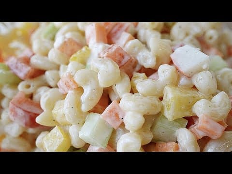 한번보면 평생 요긴하게 쓸 레시피✔︎ 내가 200번도 더 해먹은 추억의 마카로니 샐러드