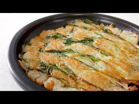 파전 밀가루 없이 감자로 구우면 신세계!  (맛있는 거+ 맛있는 거 = 더 맛있는 거 )