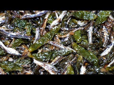 여름철 밥도둑! 꽈리고추 멸치조림 너무너무 맛있어요