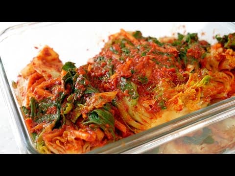 손쉽게 뚝딱 만들어 바로먹는 봄동김치