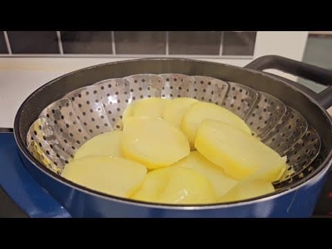 감자는 쪄서 동그랗게 빚어보세요🥔찐 감자를 색다르게 먹는 초간단 감자 호떡이 완성됩니다🥞