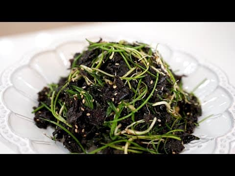 냉장고에 있는 김 당장 꺼내세요. 초간단 김무침으로 냉장고 반찬 채워넣으세요~💯