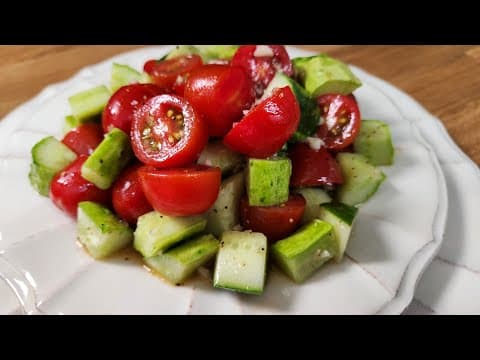 복부지방 빼주는 핫레시피🔥오이 쌀 때 무조건 사서 매일 드세요~오이방울토마토 지중해식 샐러드