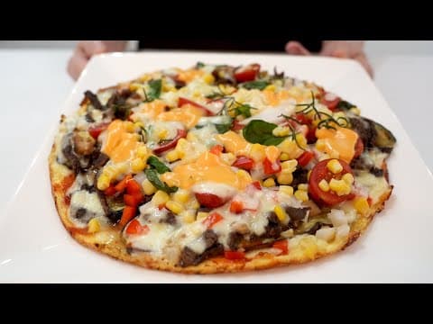 밀가루도우 없이 만든 가지피자! 제발 드셔보세요..진짜 너무 맛있어서 혼자 먹기 아까워서요