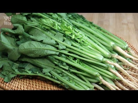 열무을 맛있게 먹고싶다면 끓는 물에 던지세요! 너무 맛있어서 소개해 드려요👍