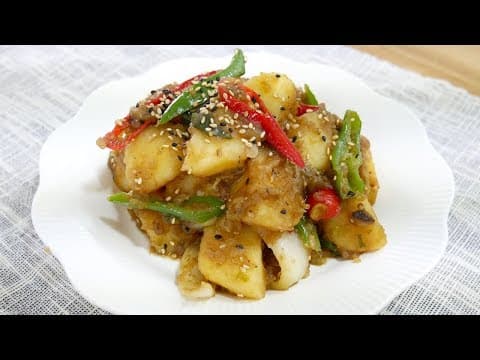 감자조림 ( Soy Sauce Braised Potatoes )
