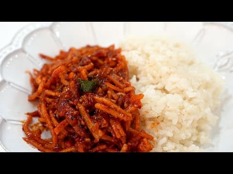 💚저는 진미채 앞으로 다져먹기로 했습니다💚 진미채 이렇게 비벼드세요~