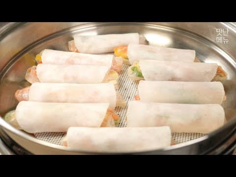 무는 라이스페이퍼와 이렇게 만들어보세요! 쫄깃하고 맛있는 새로운 무요리