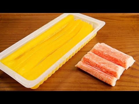 단무지와 맛살을 이렇게 드세요! 간단한 재료로 맛있는 한끼가 해결됩니다👍💯