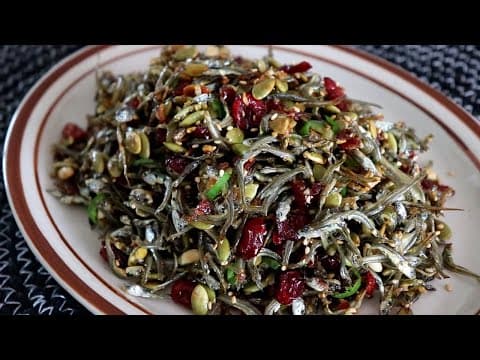 밥대신 멸치볶음만 먹게 됩니다.!! 👍 크랜베리를 넣어서 10배 맛있게~ 강쉪