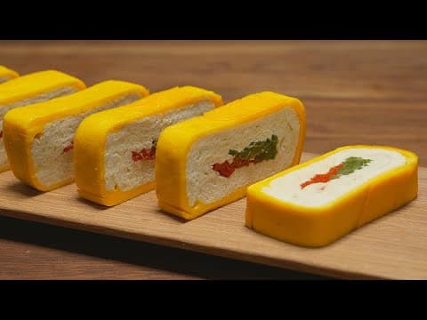 두부와 계란으로 예쁜 계란말이 만들기! 다이어트 건강 반찬!(4K)