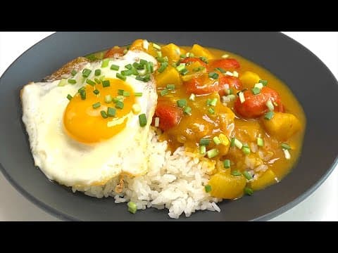 고기없이 간단한 카레라이스 이렇게 만들어보세요 ❤️