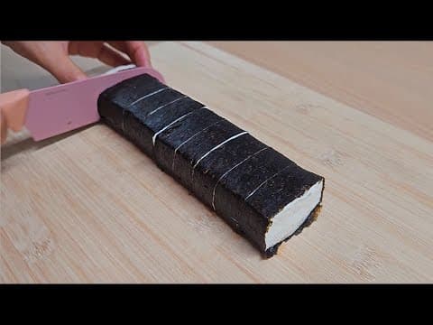 두부를 김밥처럼 돌돌 말아 이렇게 드세요🫔 배부르게 먹어도 살 안찌는 색다른 두부 요리가 완성됩니다🍃