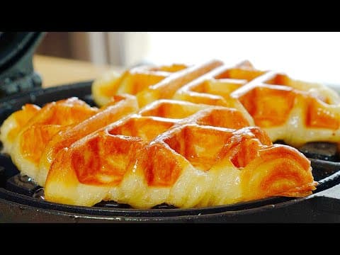 겉바속촉!!!!! 크로플 만들기 | 크로와상 생지 레시피 | 메리니즈부엌