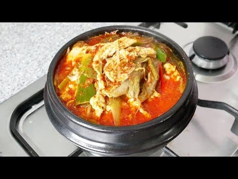 닭계장 ( Spicy chicken stew )