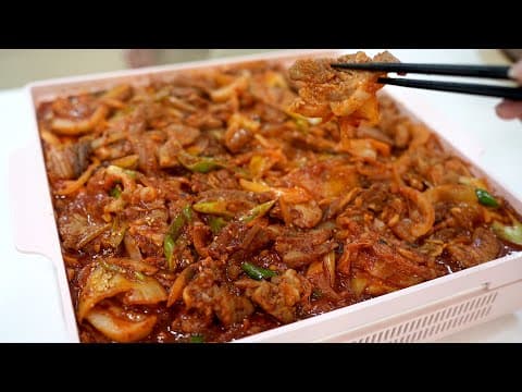 🥩돼지목살로 이렇게 볶으면 가족들 무조건 밥 두공기 먹습니다 👍