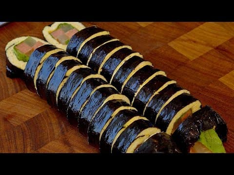 밥이 없어서 살찔 걱정이 없습니다‼️김밥 이렇게 만들어보세요! 함께먹으면 더 맛있는 소스까지~!!