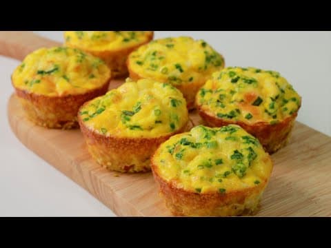 [No! 밀가루]폭신폭신 촉촉한 계란머핀/간단한 계란요리