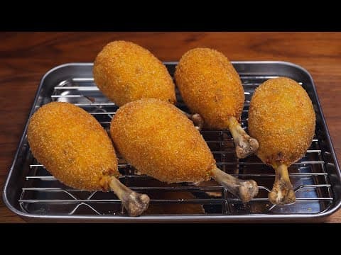만화에 나오는 닭다리튀김 만들기!! 아이들 간식, 맥주 안주👍👍