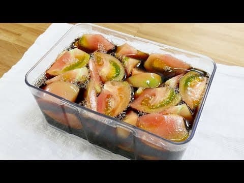 토마토 장아찌 ( Pickled tomato )