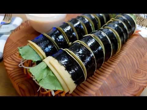 밥 대신 먹으면 뱃살이 무섭게 빠지는 밥없는 김밥 ! 배부르게 먹어도 다이어트, 당뇨에 안심입니다.