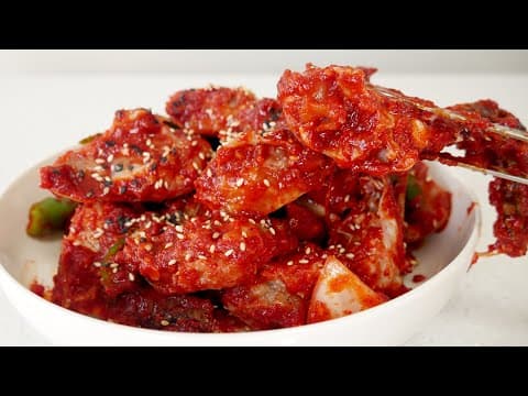 양념게장 양념 이렇게 무치면 다신 안 사먹고 만들어 먹어요. 밥 두그릇 뚝딱!