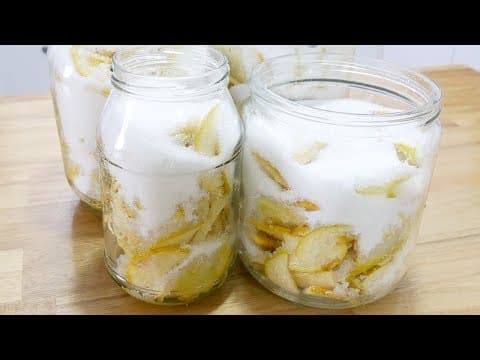 생강을 넣은 건강 모과청 ( Matured in sugar quince )