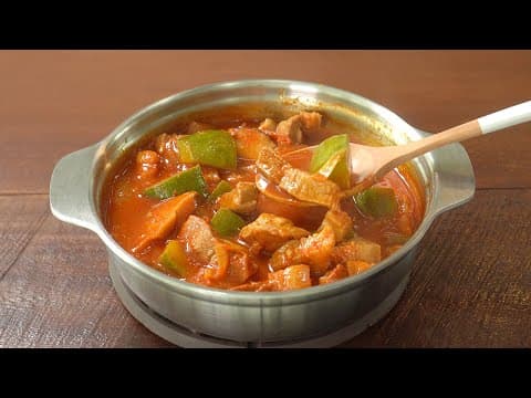 깊고 진하지만, 개운한 맛의 고추장찌개 만들기 :: 찌개요리 :: 돼지고기 요리
