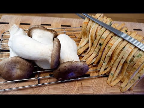 살도 안찌고 고기보다 맛있는! 지금까지 먹어보지 못한 초간단 어묵 버섯 요리💯