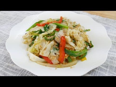 양배추볶음 ( Stir fried cabbage )