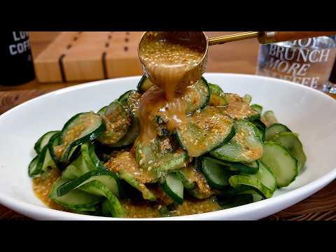 오이무침에 고춧가루는 이제 그만! 이걸로 무치면 대박집 오이무침이 완성됩니다! 고소하고 상큼한 색다른 오이무침🥒