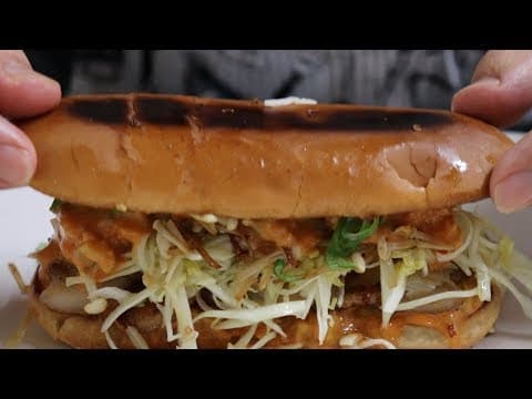 강슆:) 핫도그 만들기 / 코리안 스타일~  쌈장 삼겹살 핫도그 만드는 방법 & 먹방 [Korean style Ssamjang pork belly  hotdog]