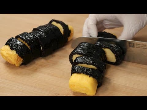 흑미를 김에 말아 이렇게 만들어보세요! 혈당조절에 최고! 영양 만점 흑미 요리