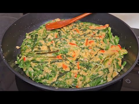 나트륨 배출에 좋은 부추는 밀가루없이 이렇게 드세요🌱고소 담백하면서 든든하고 속도 편안합니다