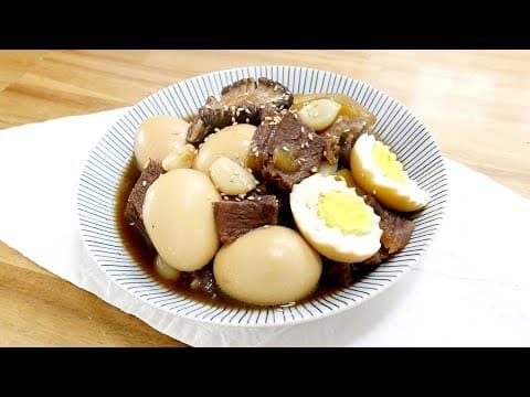쇠고기 계란 장조림 ( beef boiled down in soy sauce )