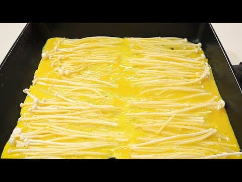 밥대신 팽이버섯과 두부를 이렇게 드세요! 단백질 가득 영양가득한 한끼가 완성됩니다👍💯