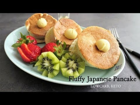 [ENG SUB]저탄수, 글루텐프리, 키토베이킹 수플레 팬케이크 만들기, LowCarb, GlutenFree Fluffy Japanese Pancake