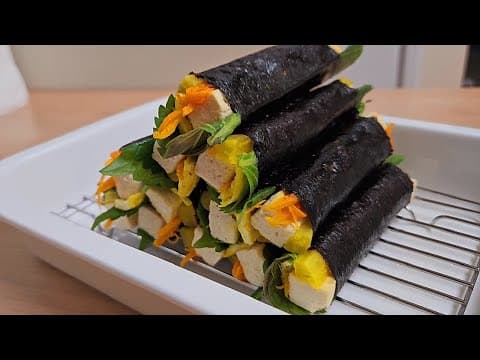 밥없는 김밥은 이렇게 드세요🫔배부르게 먹어도 살찔 걱정없고 속도 편안합니다🍃