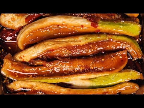 양념하지 마세요❗️그냥 먹어도 오독오독 매콤 개운 진짜 맛있는 간장 무장아찌