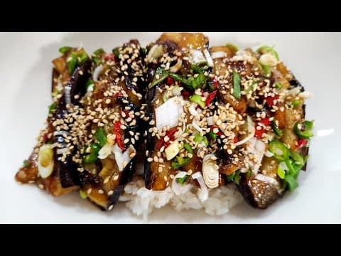 가지 안 먹던 남편이 매일 이것만 찾아요💥입안에서 샤르르 녹아내리는 가지덮밥 황금레시피💯