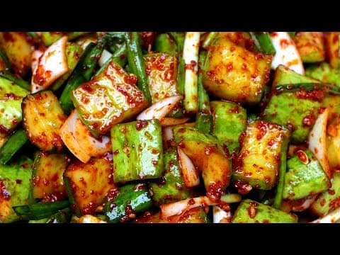 평생 써먹는 오이김치 레시피