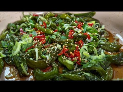 요즘 "이것" 먹는 재미에 빠졌어요💥매콤 짭쪼름한 밥도둑, 꽈리고추조림💯비법은 양념에 있어요~