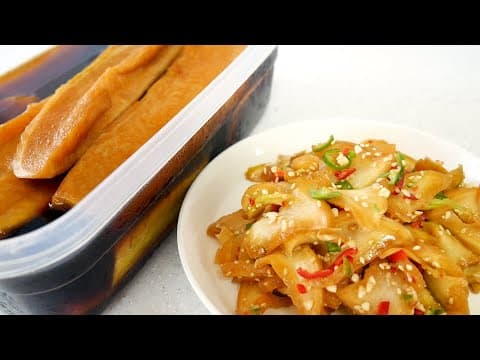 여름 간장무장아찌 왜 끈적하고 미끌거리지? 무장아찌 미끌거리지 않게 담는 꿀팁!