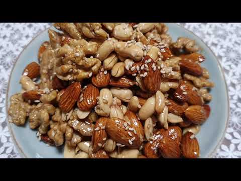 견과류조림 만드는법 - 고소하고 짭짤한 견과류볶음 만들기