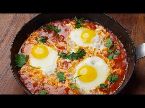 지옥에 빠진 계란 [에그 인 헬]!! :: 팬 하나로 만드는 쉽고 간단한 요리 :: 샥슈카