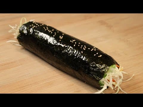 밥대신 양배추로 이렇게 만들어 김에 말아보세요! 아삭하고 속이 편한 한끼가 완성됩니다👍