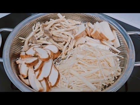 모듬버섯은 이렇게 쪄서 드세요!! 매일 챙겨먹으니 면역력이 쑥 오르고 뱃살이 쏙 빠졌어요 (ft.고단백 모듬버섯 계란말이)