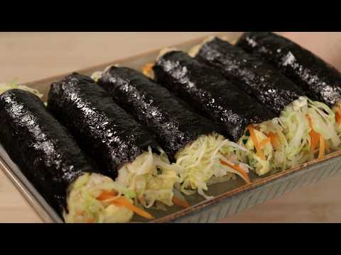 김밥 이렇게 싸면 한입 먹자마자 감탄! 항암 한끼 식사로 영양만점❗맛있어서 누구나 감탄합니다